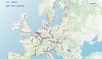 Eurovelo和Ten-T网络重叠的近8000个地点。如果我们包括国家和地方自行车网络，这个数字将更高。