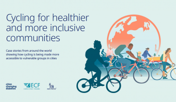 骑自行车更健康和更广泛的社区